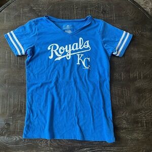 Kansas City‎ Royals MLB T-Shirt Blue Girls XL 14